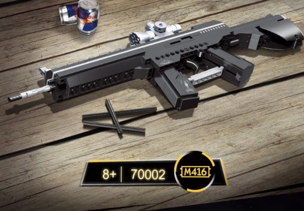 Vũ khí hủy diệt 70002 - Đồ chơi xếp hình lego Warrior M416