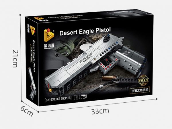 Súng lục bạc lắp ráp Lego 670006