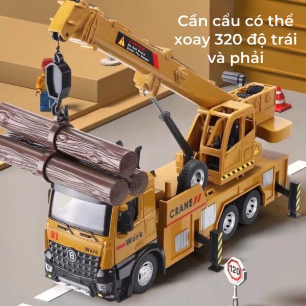 Đồ Chơi Trẻ Em Xe Cần Cẩu Mô Hình Kích Cỡ Lớn-Đồ Chơi Giáo Dục Cho Trẻ Con Bé Trai Bé Gái