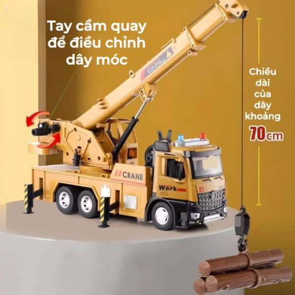 Đồ Chơi Trẻ Em Xe Cần Cẩu Mô Hình Kích Cỡ Lớn-Đồ Chơi Giáo Dục Cho Trẻ Con Bé Trai Bé Gái