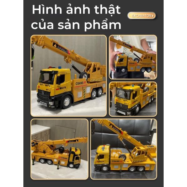 Đồ Chơi Trẻ Em Xe Cần Cẩu Mô Hình Kích Cỡ Lớn-Đồ Chơi Giáo Dục Cho Trẻ Con Bé Trai Bé Gái