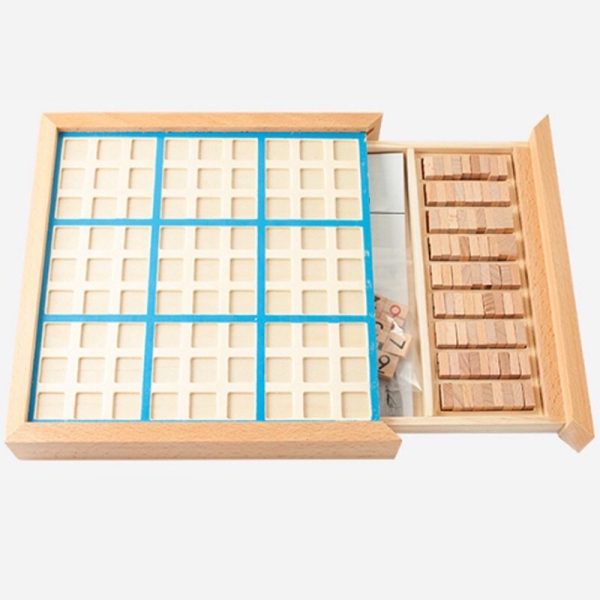 Đồ chơi Sudoku gỗ và nhựa xếp hình thông minh - Đồ chơi trí tuệ lắp ráp đoán số