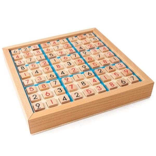 Đồ chơi Sudoku gỗ và nhựa xếp hình thông minh - Đồ chơi trí tuệ lắp ráp đoán số