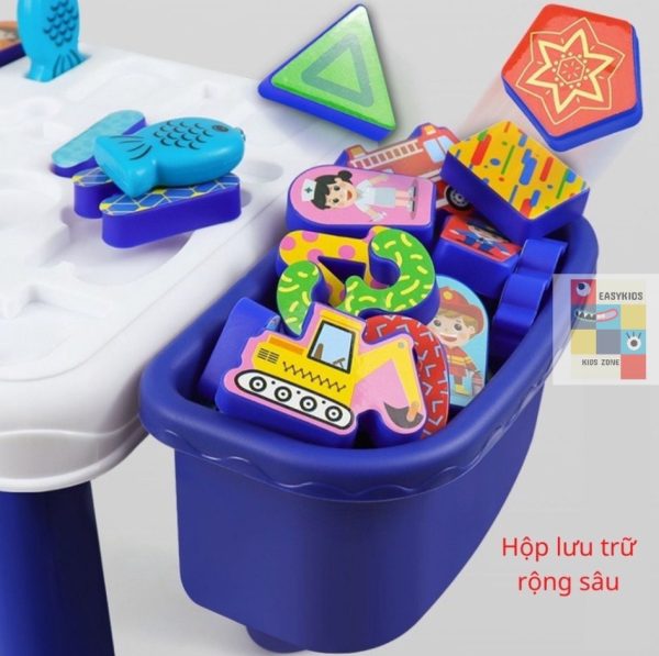 Đồ chơi bàn câu cá thông minh đa năng như khối trái cây, phương tiện, chữ cái, câu cá 40