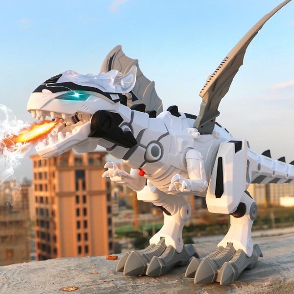 Khủng Long Robot Có Hiệu Ứng Phun Lửa Và Nước Kích Thước Lớn - Đồ Chơi Giải Trí