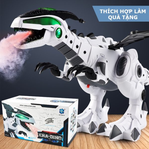 Khủng Long Robot Có Hiệu Ứng Phun Lửa Và Nước Kích Thước Lớn - Đồ Chơi Giải Trí