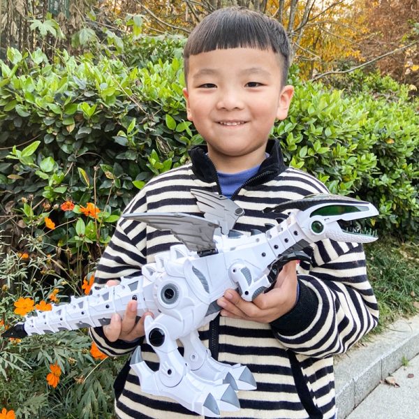 Khủng Long Robot Có Hiệu Ứng Phun Lửa Và Nước Kích Thước Lớn - Đồ Chơi Giải Trí