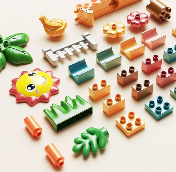 Lego Duplo Hãng Feelo Vòng Quay Khổng Lồ 142 Chi Tiết Siêu To (chạy pin)