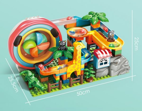 Lego Duplo Hãng Feelo Vòng Quay Khổng Lồ 142 Chi Tiết Siêu To (chạy pin)