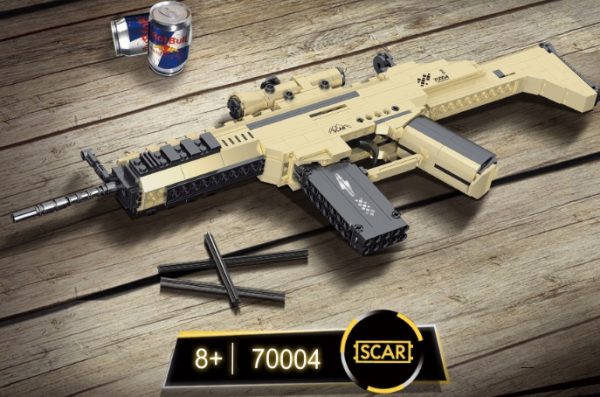 LEGO PUBG Mô Hình SCAR Với 500+ Mảnh Ghép