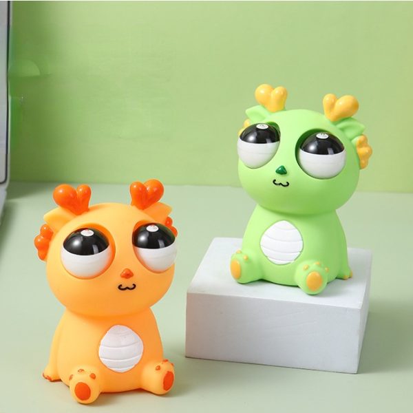 Rồng Mắt Lồi Đồ Chơi Squishy Nắn Bóp Đàn Hồi Giảm Stress Hình Rồng Nắn Bóp Đàn Hồi Giảm Stress
