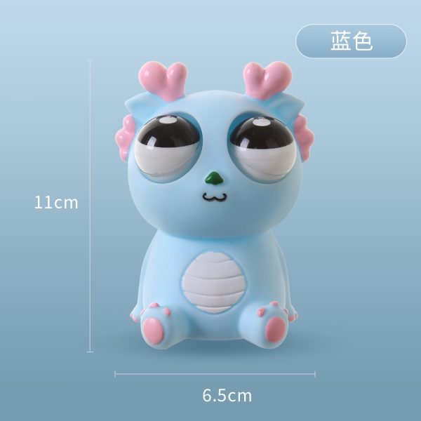 Rồng Mắt Lồi Đồ Chơi Squishy Nắn Bóp Đàn Hồi Giảm Stress Hình Rồng Nắn Bóp Đàn Hồi Giảm Stress