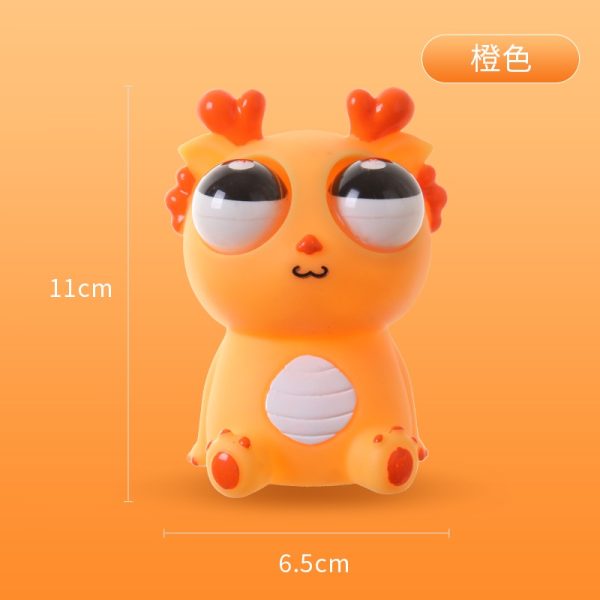 Rồng Mắt Lồi Đồ Chơi Squishy Nắn Bóp Đàn Hồi Giảm Stress Hình Rồng Nắn Bóp Đàn Hồi Giảm Stress