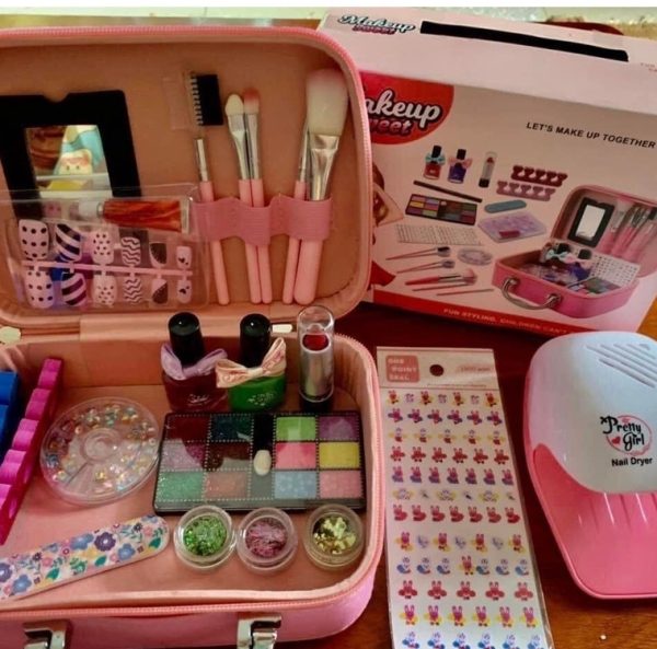 VALI trang điểm cá nhân cực đầy đủ, make up thật, dễ dàng làm sạch với nước dành cho bé gái