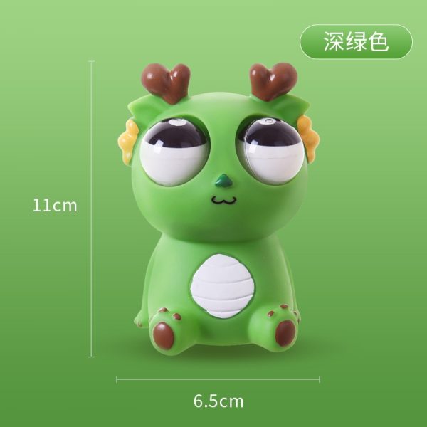 Rồng Mắt Lồi Đồ Chơi Squishy Nắn Bóp Đàn Hồi Giảm Stress Hình Rồng Nắn Bóp Đàn Hồi Giảm Stress